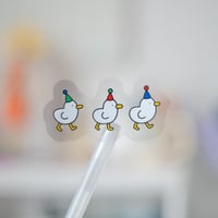 Party ducks sticker