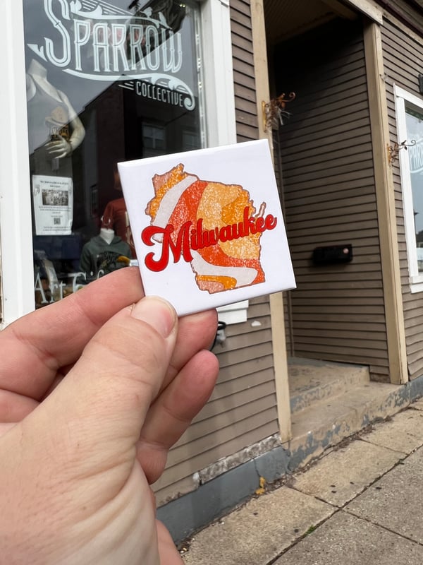 Image of Milwaukee Script Magnet