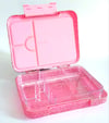 Large leakproof bento lunch box - Convertible glitter pink *FREE NAME LABEL*