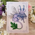 Chrysanthemum Dragon - A5 Print