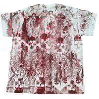 Image 2 of "Chaotic" 1 of 1 Red All Over Print Tee