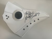 Signed White Villain Mask