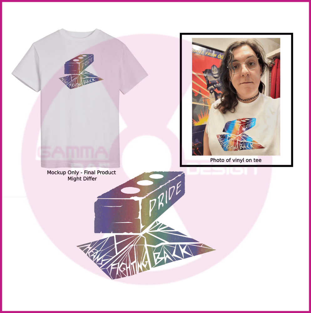 Image of LOCAL ONLY: Pride Means Fighting Back Tee (unisex)
