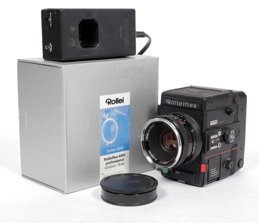 Image of Rolleiflex 6001 Professional 6X6 camera with 80mm F2.8 HFT lens, 120 back + MORE