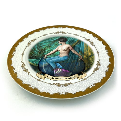 Image of The Beautiful Mermaid - Fine China Plate
