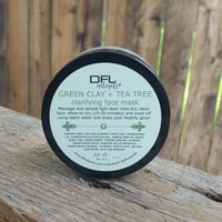 Image 1 of Green clay + tea tree clarifying face mask