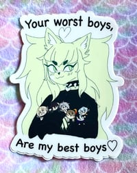 Worst Boys Sticker