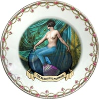 Image 1 of The Beautiful Mermaid - Vintage Spanish Porcelain Plate - #0755