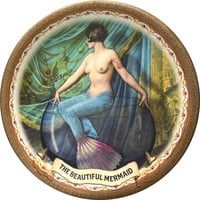 Image 1 of The Beautiful Mermaid - Vintage German Porcelain Plate - #0147