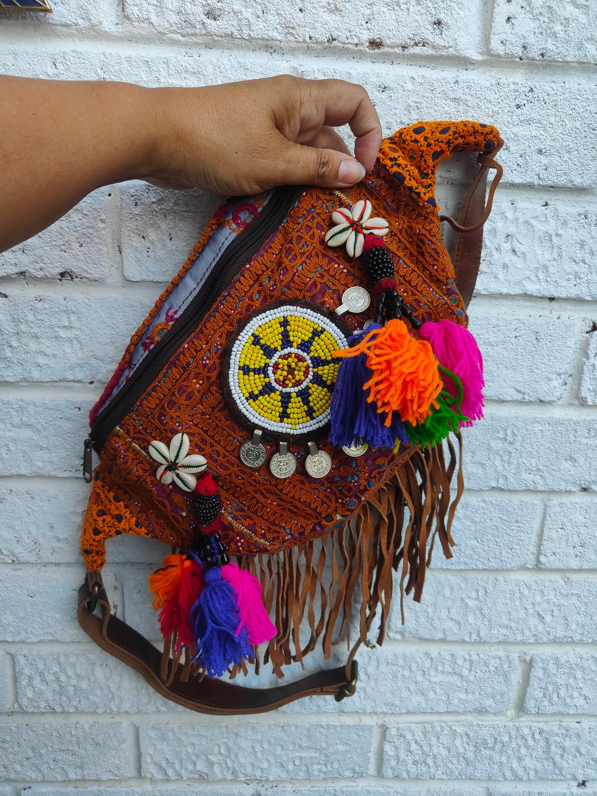 Boho bum bag sale