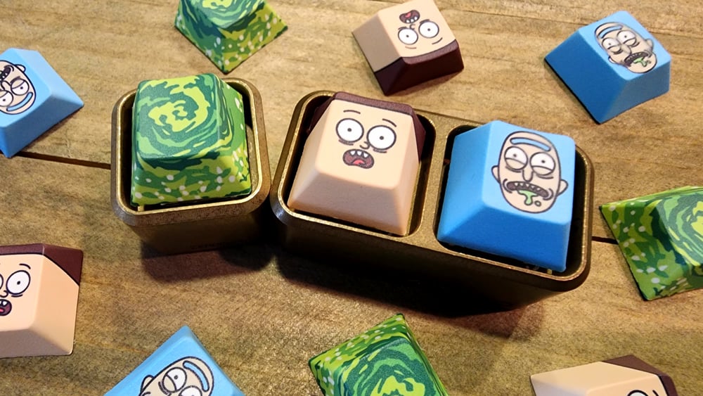 Image of RICK & MORTY KEY CAP SET