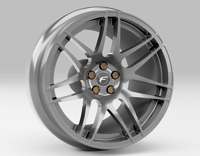 1/64 Scale Forgestar F14 Wheels 8mm