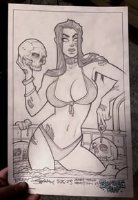 Image of Zombie Tramp 58 Heroes Con Original Cover Art 1/1