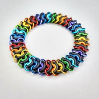 Image 2 of Black + Rainbow Stretch 