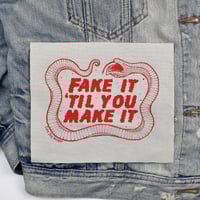 Image 1 of Fake It Patch