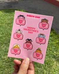 Image 1 of [VALENTINE] Card and Sticker Sheet