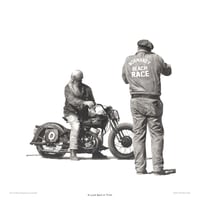 'A Look Back in Time’  Art Poster Print