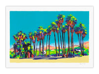 Image 1 of Indian Canyon Palm Trees (giclee Print, A3) 
