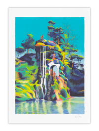 Image 1 of Cascade de Bagatelle (giclee Print, A3)