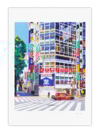 Image 1 of Central Road, Shinjuku (giclee Print, A3)