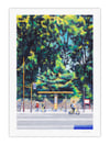 Kyōto-gosho bus stop (giclee Print, A3)