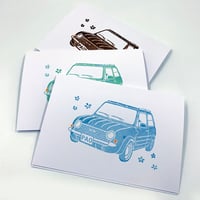 Image 2 of New hand-printed JDM Pao Greetings Cards, designed by Inkymole