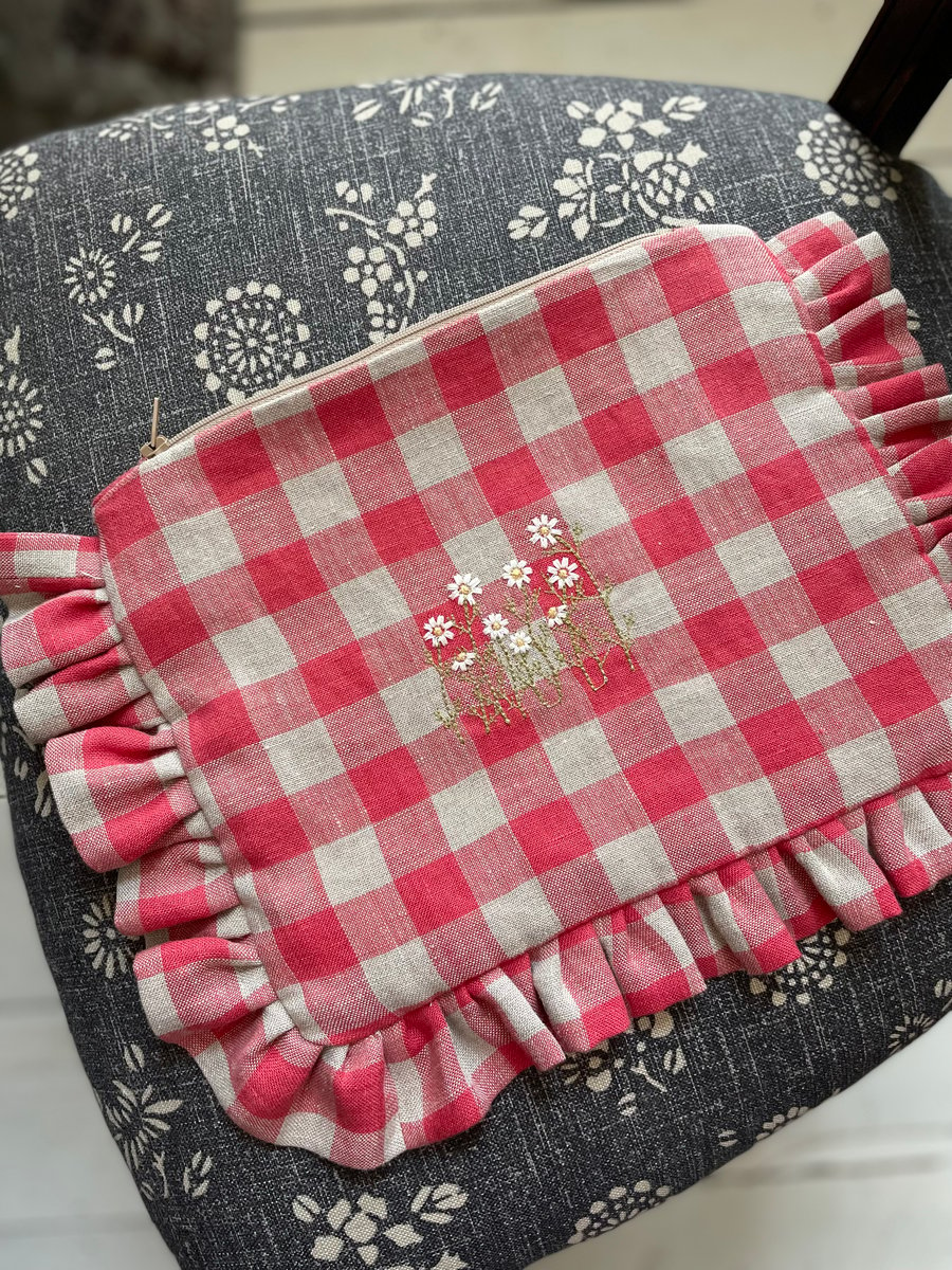 Image of Embroidered Pouch/Bag