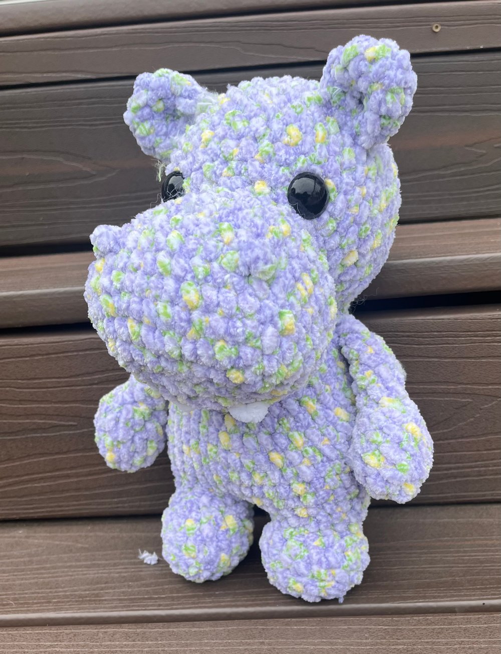 Image of Crochet Plush Hippo