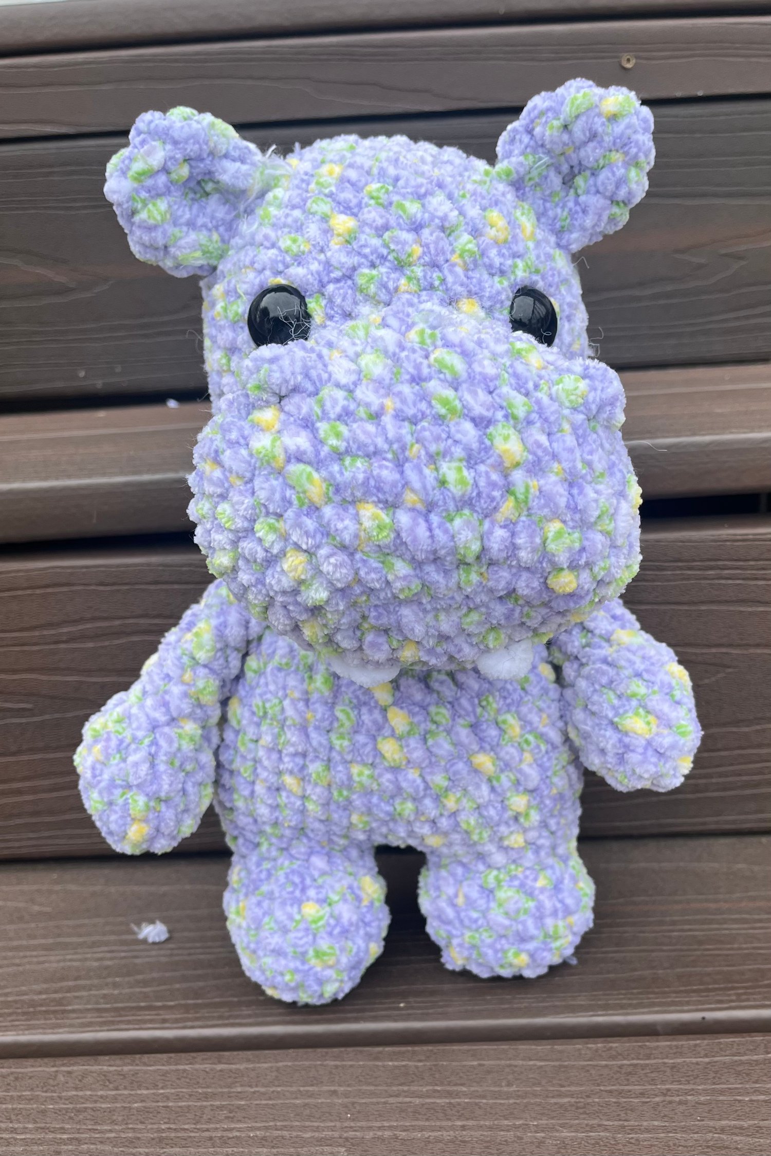 Image of Crochet Plush Hippo