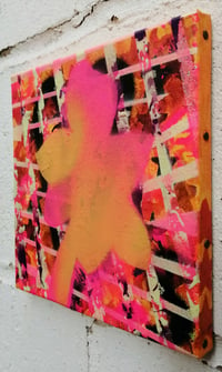 Image 2 of SEAN WORRALL - Amaryllis (Got A Feeling) - Acrylic, gloss varnish on canvas, 20x20cm (May 2023) 