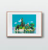 Isola di Loreto (giclee Print, A3)