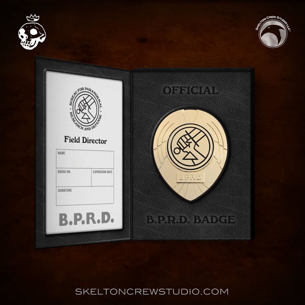 Image of Hellboy/B.P.R.D.: Official B.P.R.D. Field Director Badge!