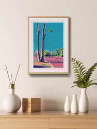 Image 2 of Palm Springs Parking Lot (giclee Print, A3)