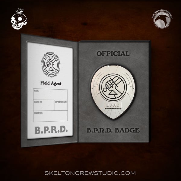 Image of Hellboy/B.P.R.D.: Official B.P.R.D. Field Agent Badge!
