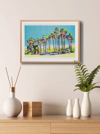 Image 3 of Palm Springs Palm Trees (risograph, A3)