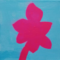 Image 2 of SEAN WORRALL - An Amaryllis (Two) - Acrylic on canvas, 20x20cm (May 2023) 