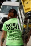 Noble Signs Official “Shop” T-Shirt (Neon Green)