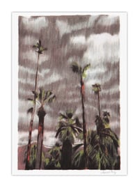 Image 1 of Palm Springs Storm (risograph, A4)