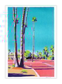 Image 1 of Palm Springs Parking Lot (risograph, A4)