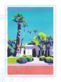 Image 1 of Palm Springs house #1 (risograph, A4)