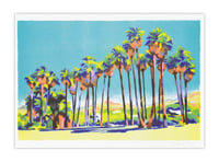 Image 1 of Palm Springs Palm Trees (risograph, A4)