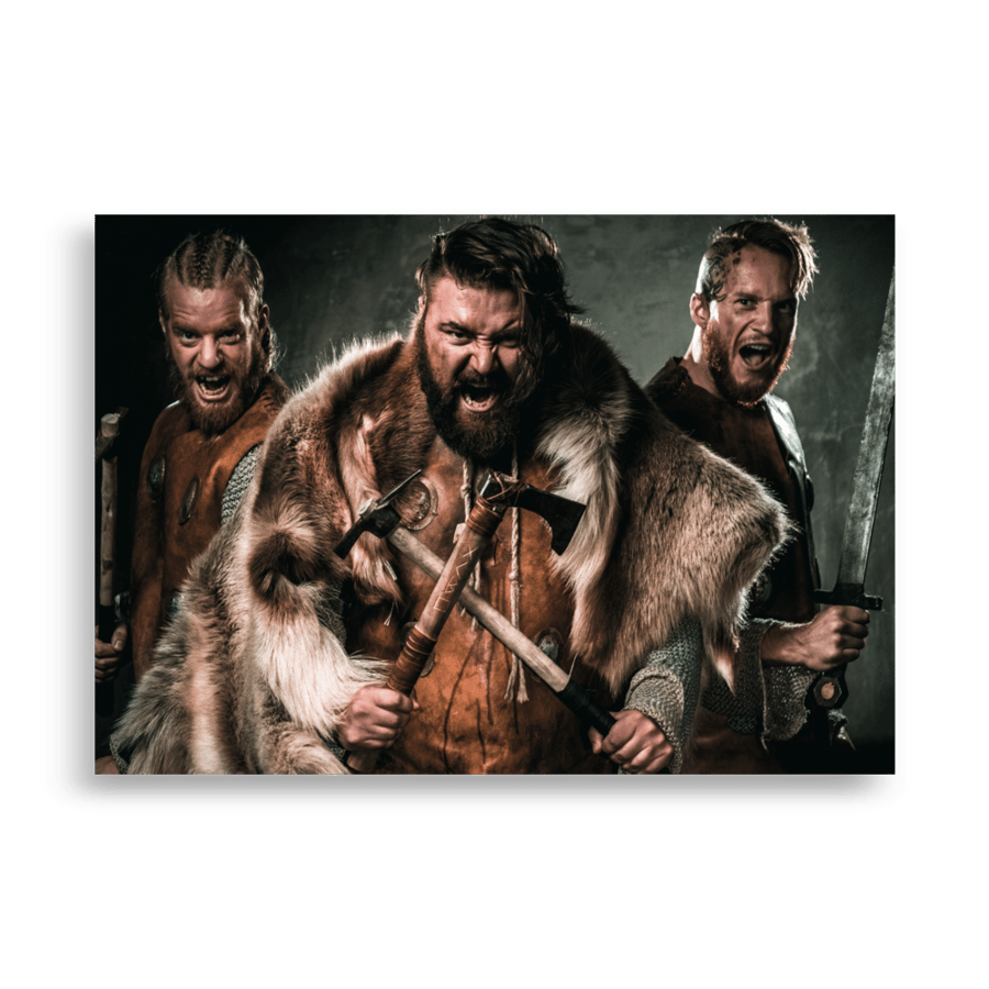 Image of Poster Vikings Ready for Battle - Sweyn Forkbeard
