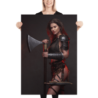 Image 4 of Poster Shield-maiden with Axe - Sweyn Forkbeard