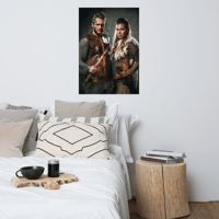Image 2 of Poster Viking Couple - Sweyn Forkbeard