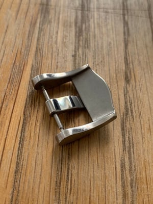 Image of 18mm Stainless Steel Silver brushed pin Buckle for omega Seamaster