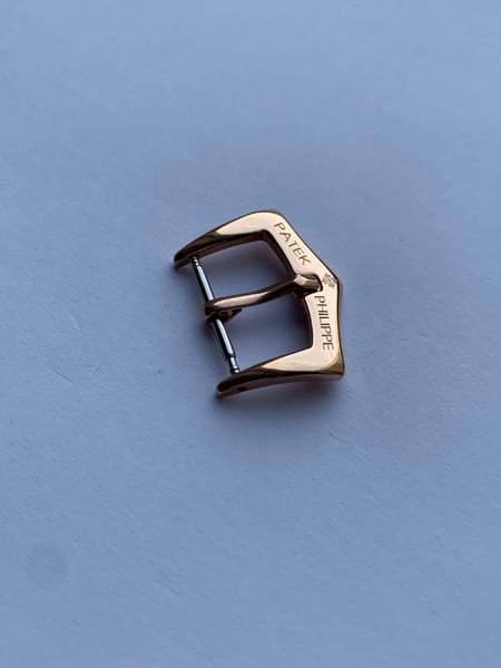 Image of patek philippe rose/pink gold plated watch strap band bracelet buckle,16mm(V-2)
