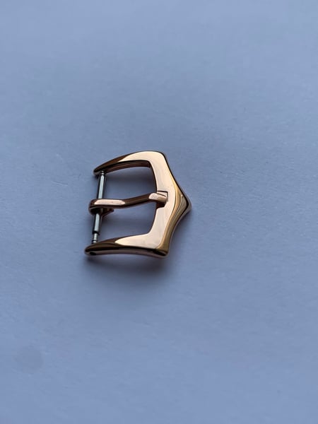 Image of patek philippe rose/pink gold plated watch strap band bracelet buckle,16mm(V-1)
