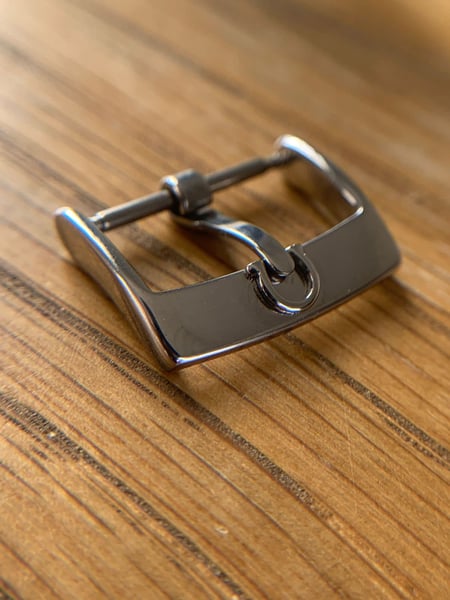 Image of omega stainless steel 16mm small horse shoe strap buckle,NEW