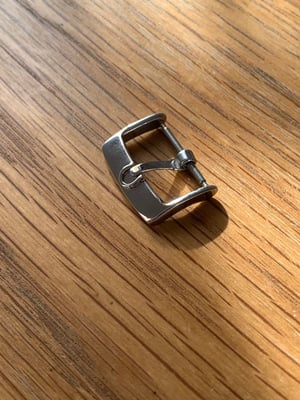 Image of omega stainless steel 18mm small horse shoe strap buckle,NEW
