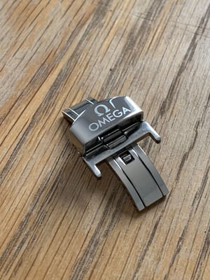 Image of Omega 18mm Deployment Clasp For OMEGA Speedmaster, Seamaster Strap/Band Watches